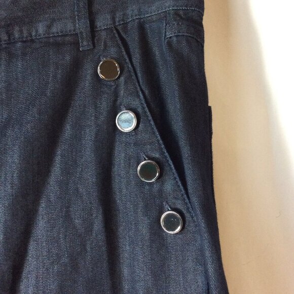 Carlisle Collection Jeans Size 4 Buttoned Side Pockets - Picture 3 of 9